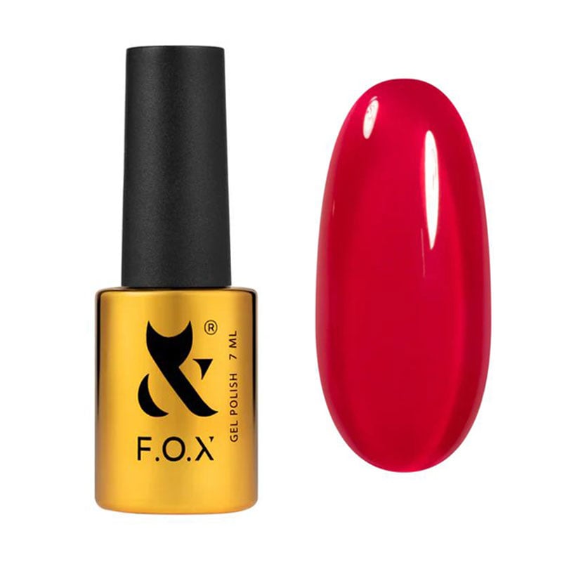 Гель-лак для нігтів F.O.X Lollipop Gel Polish 002 Strawberry, 7 мл
